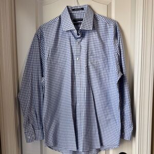 Men's Blue Checkered Shirt